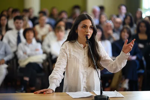 Plaidoirie lors du faux proc&egrave;s du Papet
