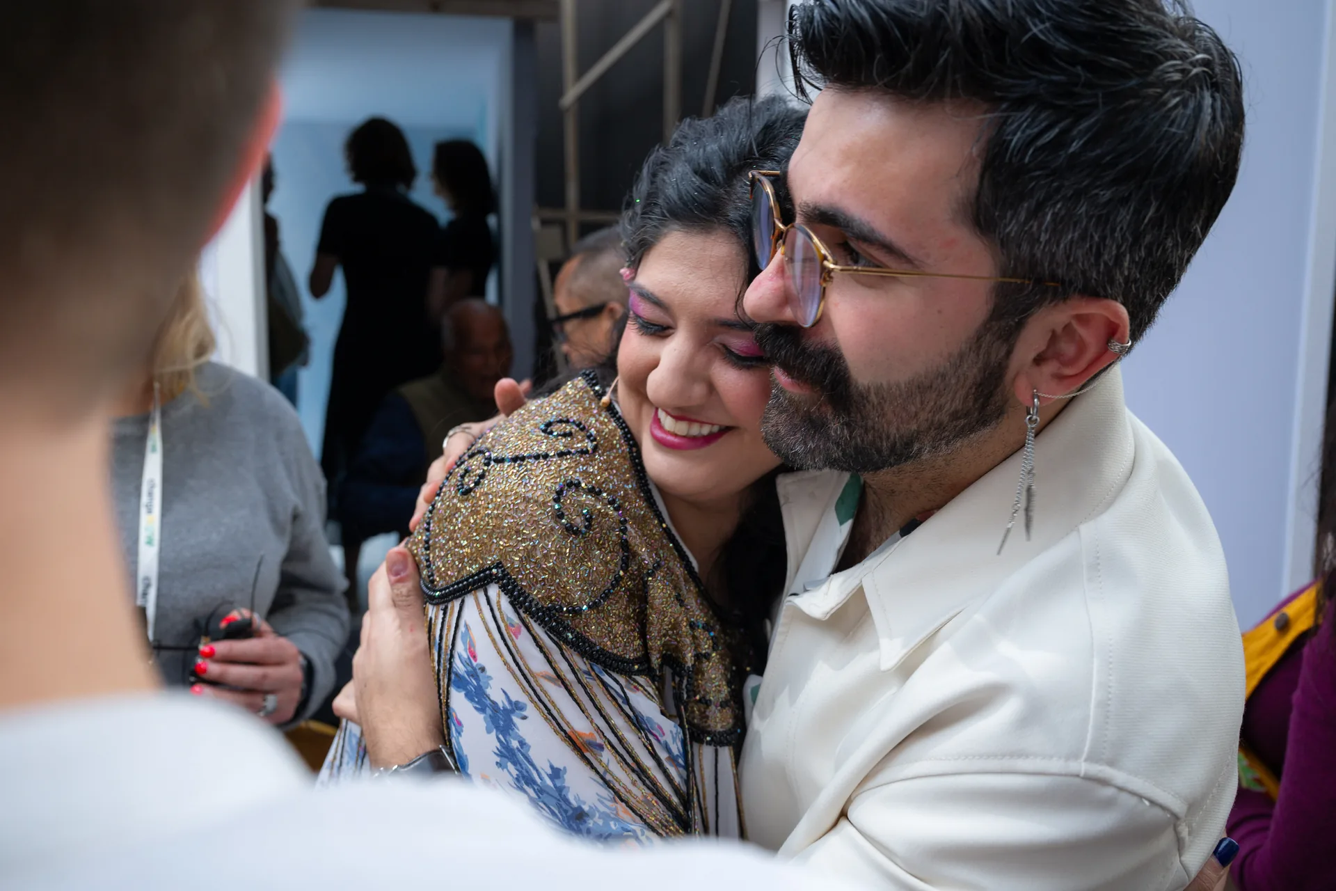 Networking entre professionnels sur un salon